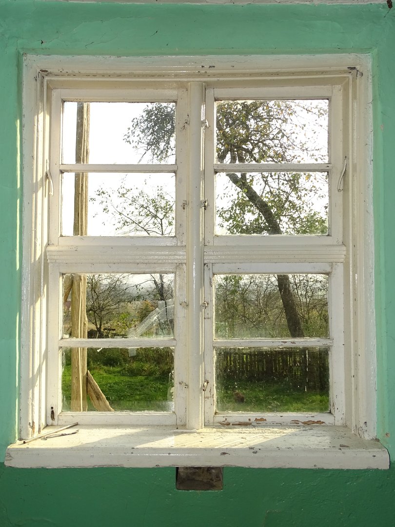 Photo 11. Original window woodwork, back side.