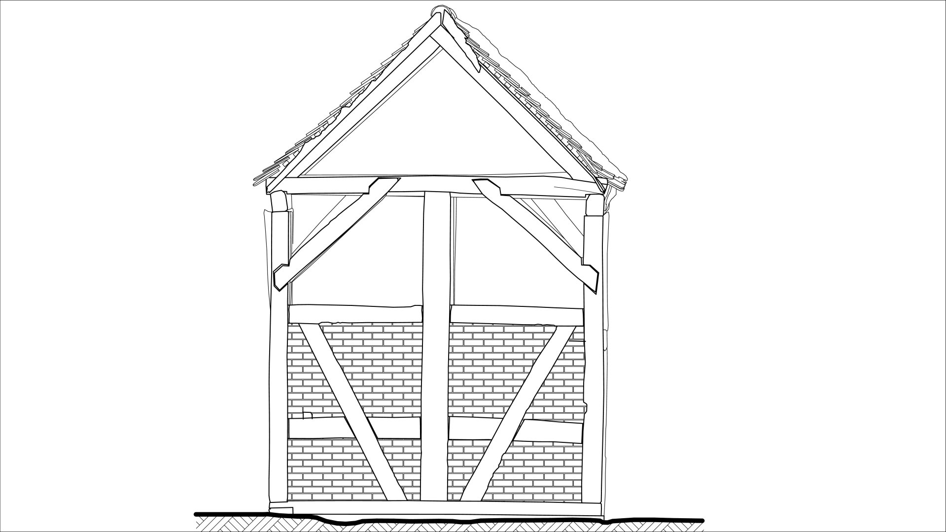 Figure 20. Drawing of the eastern elevation.